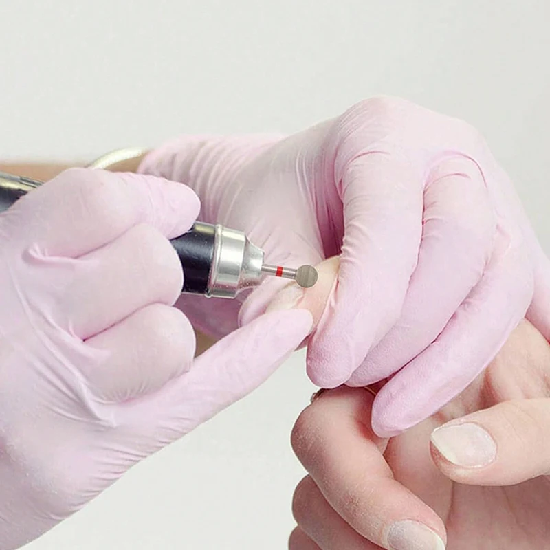 작은 원형 헤드 네일 드릴 비트, 깨끗한 그라인딩 헤드, 텅스텐 스틸 전기 큐티클 디테일 회전 연마 도구, 세트당 3 개