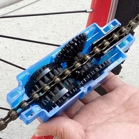 Nettoyeur de chaîne de vélo portable, brosses de nettoyage, outil de lavage, kit de nettoyage pour vélo de montagne, accessoire extérieur 1