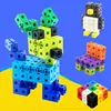 100pcs Mathematics Linking Cubes Interlocking Multilink Counting Stacking Blocks Kids Learning Educational Children Toys Gifts 3