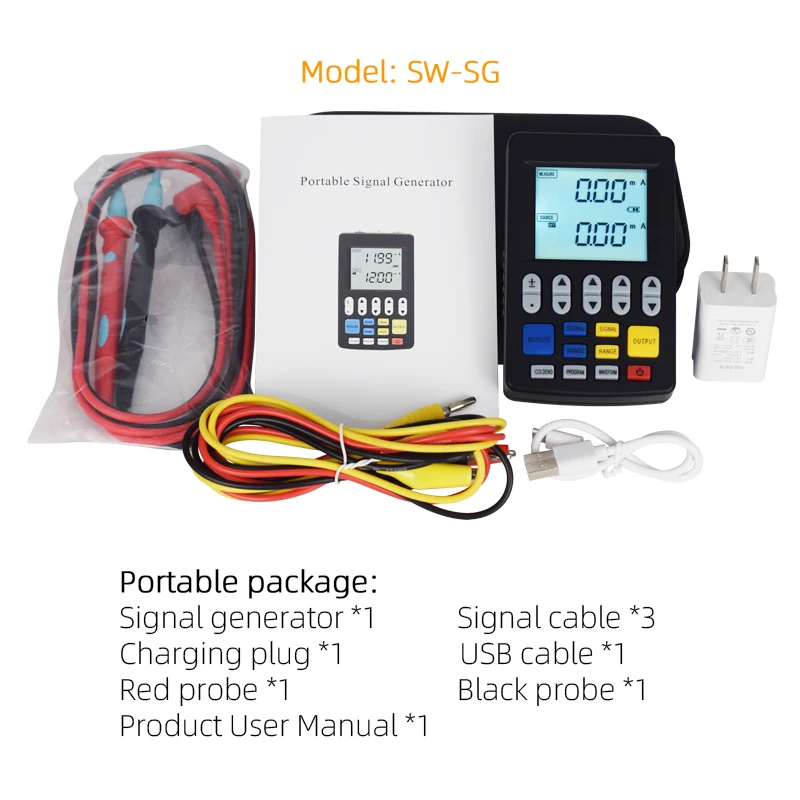 Generatore Di Segnale Portatile 0-24V/4-20mA - Per Calibrazione PLC, Con Display A Colorì - Foto 8