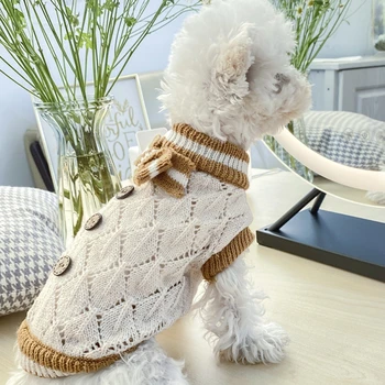 Soft Cozy Cat Clothes Autumn Winter Warm knit Sweatshirt for Small Dogs Puppy Kitten Jacket Coat Pet Sphynx Costume Sweater 1