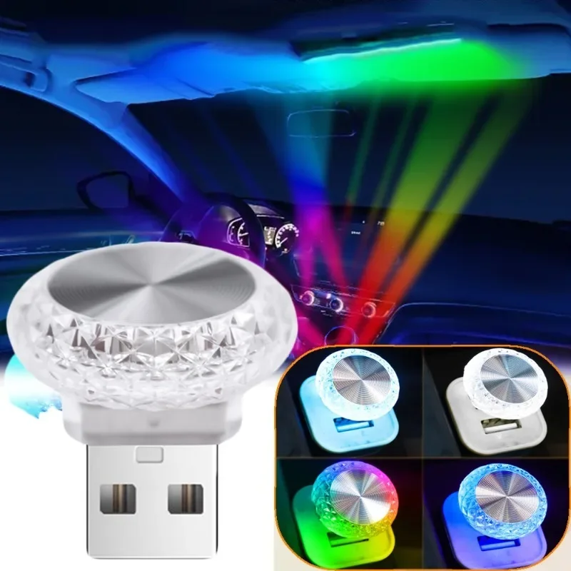 

Mini USB LED Car Ambient Light Roof Star Light Interior LED Atmosphere Ambient PC Computer Portable Light Plug Play