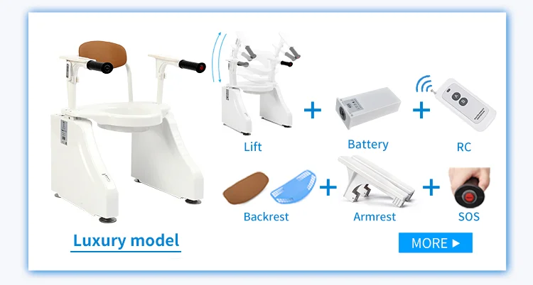 2024 Upgrade Portable Toilet Height Adjustable Toilet Portable Potty for Adults and Elderly 2