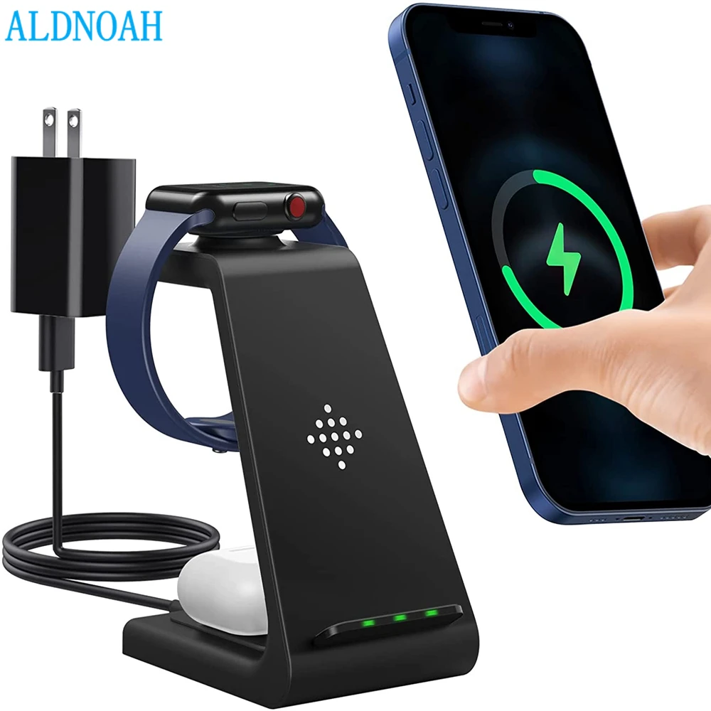 

3 in 1 Wireless Charger 20W Fast Charging Dock Station For iPhone 13 12 11 Xs Samsung For Apple Watch 7 6 Charger Airpods Pro