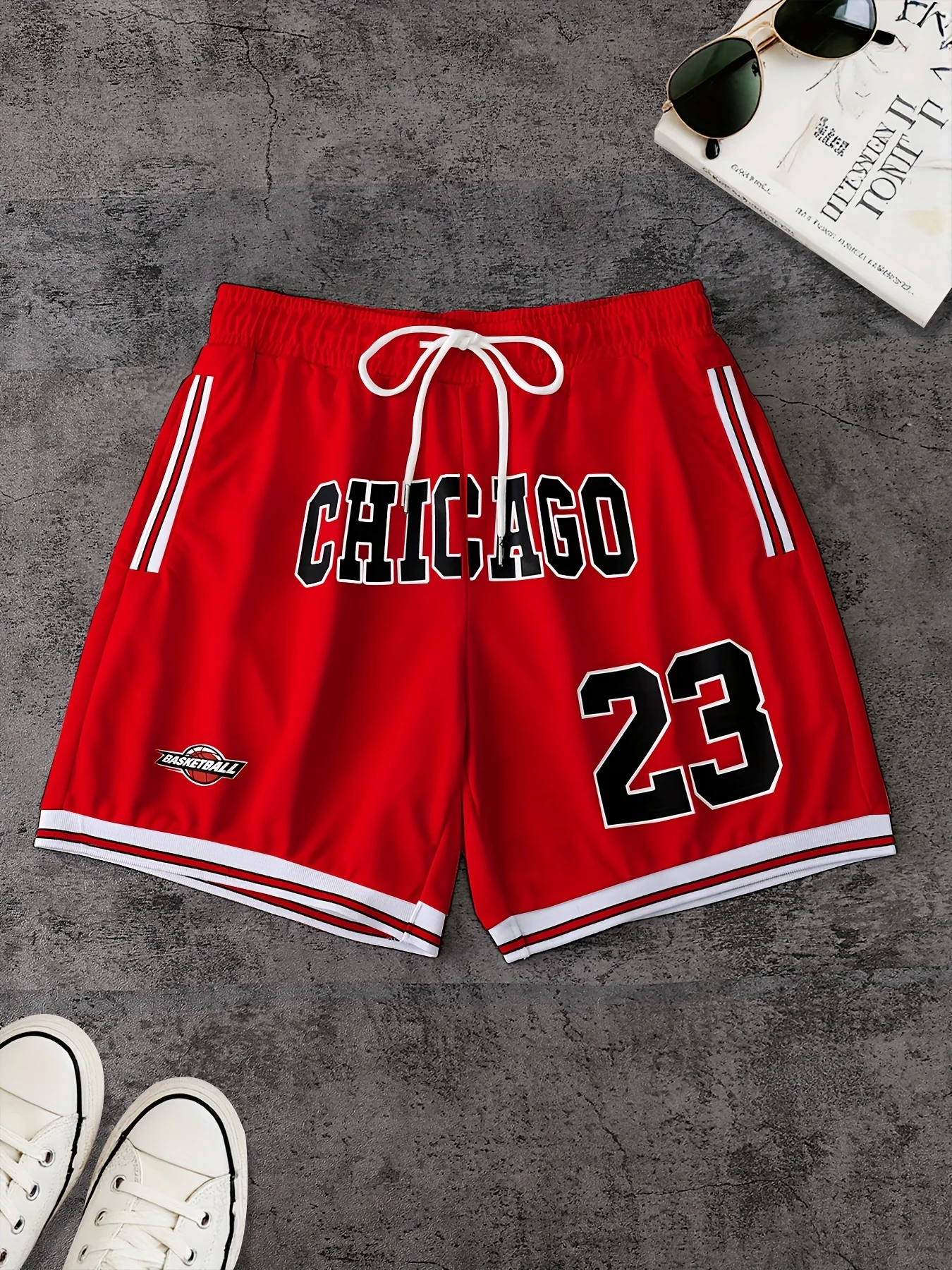 The 2025 summer new pattern 3D letter printed men's shorts are casual, fashionable, soft, comfortable and lightweight 1