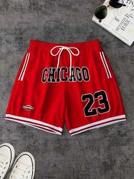 The 2025 summer new pattern 3D letter printed men's shorts are casual, fashionable, soft, comfortable and lightweight 1