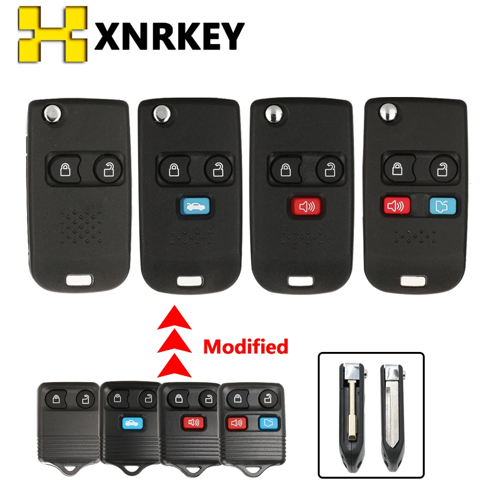 

XNRKEY модифицированный чехол с откидной крышкой для Ford Edge Flex Explorer Escape раздача фокус Линкольн Меркурий Сменный Чехол
