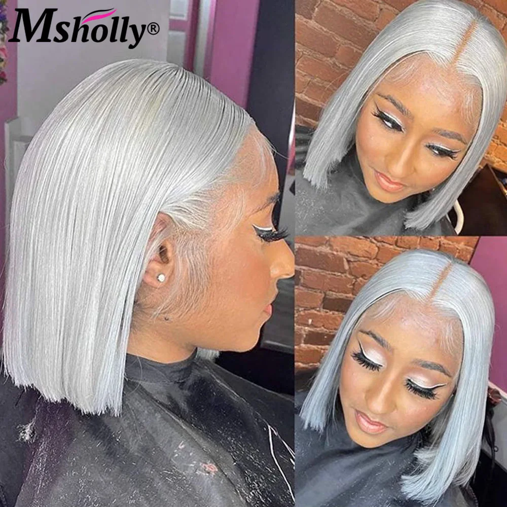 Рисунок 2 - Парик Из прямых серебристых и серых человеческих волос