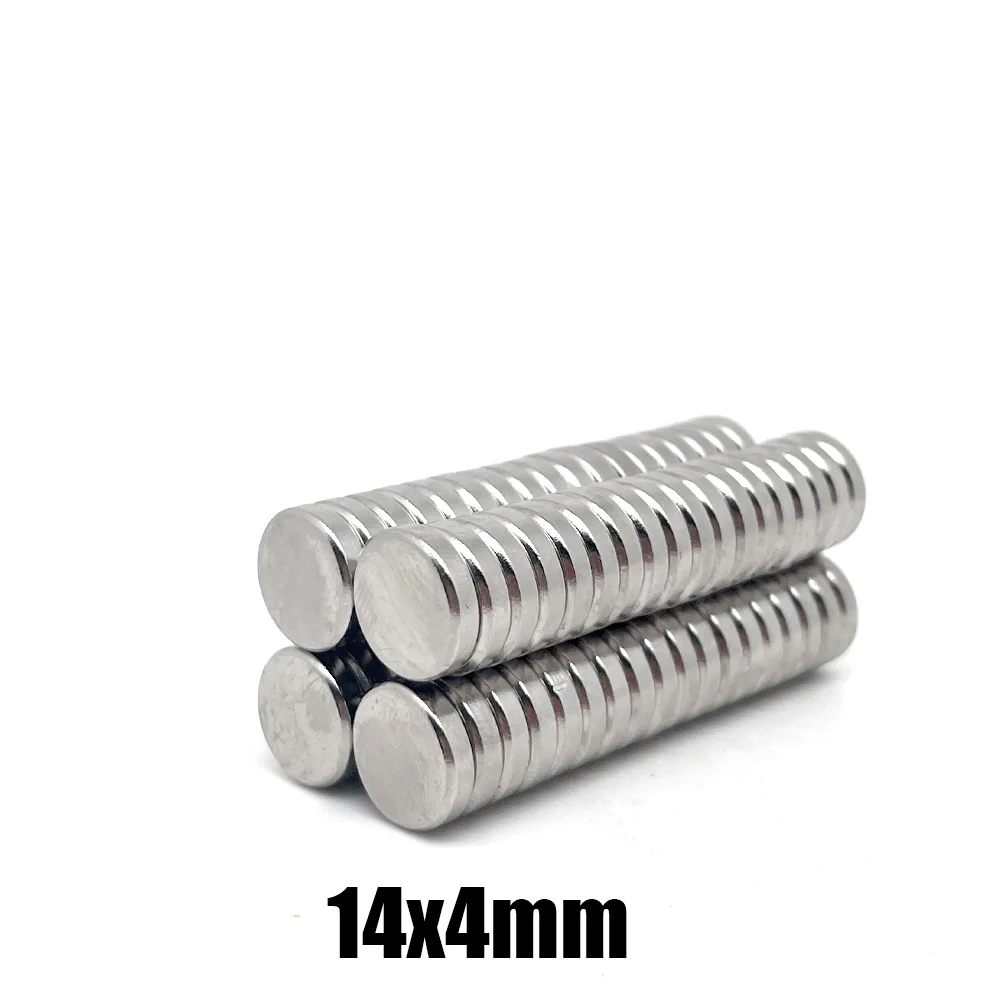 5-100PCS 14*4mm Round Strong Search Magnet N35 Neodymium Magnet Disc 14x4mm Permanent Magnet Strong 14*4
