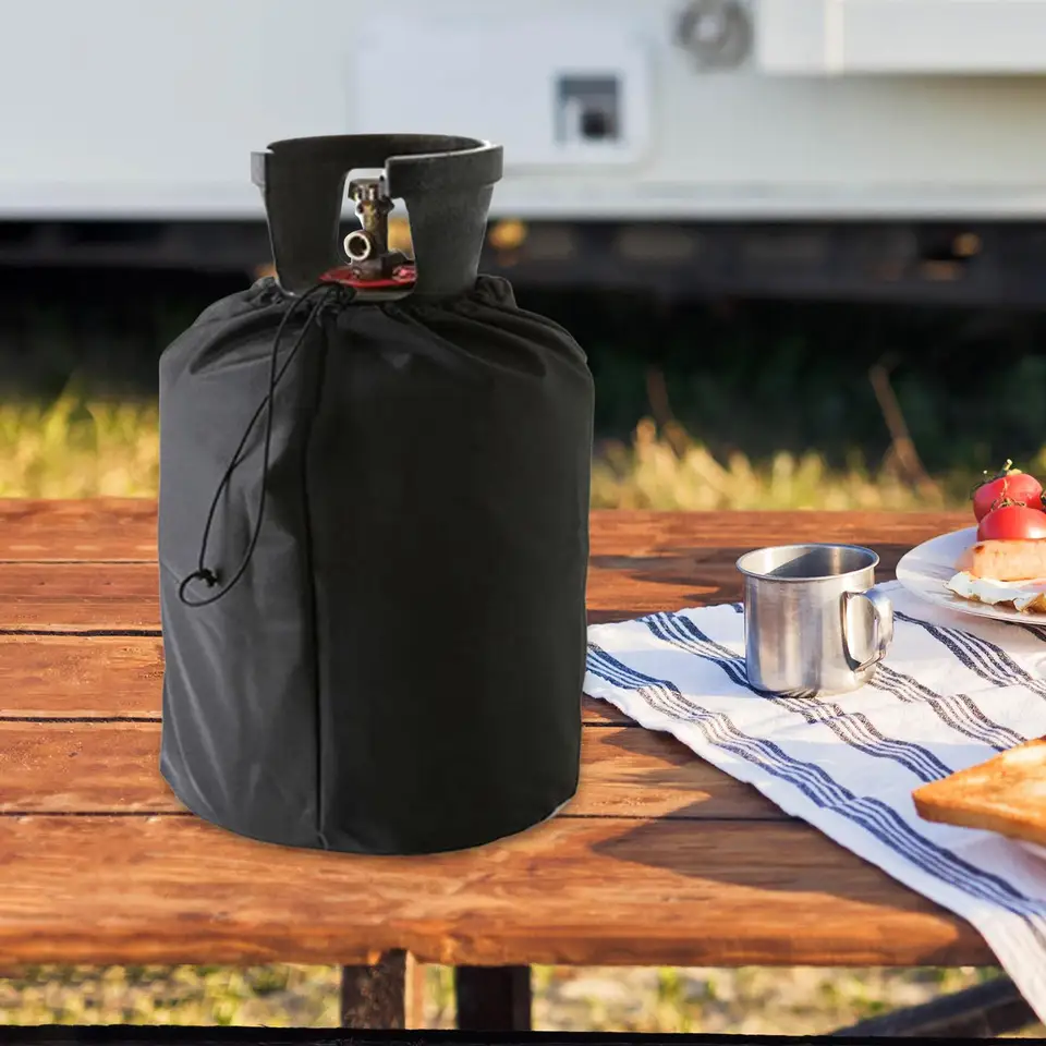 Funda Para Tanque De Propano De Tela Oxford - Impermeable Y Con Cremallera, Para Caravanas Y Camping