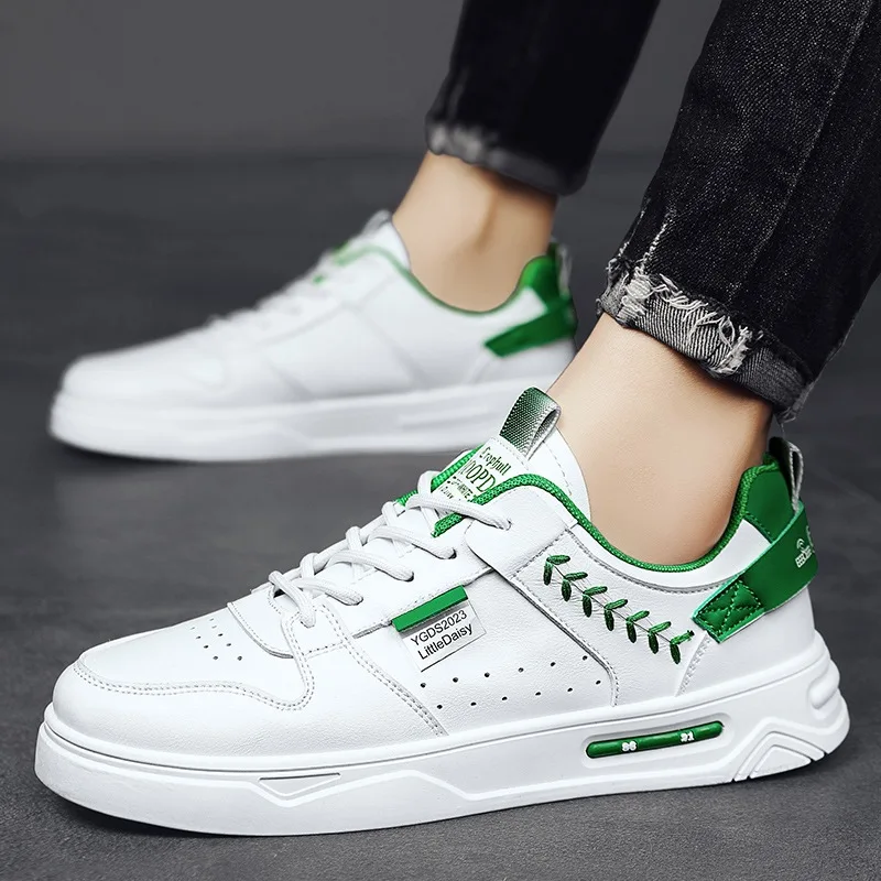 

Мужская обувь, новинка весны 2023, Спортивная маленькая белая обувь, Мужская модная обувь для скейтборда, Студенческая Повседневная модная обувь для подростков, мужские модели