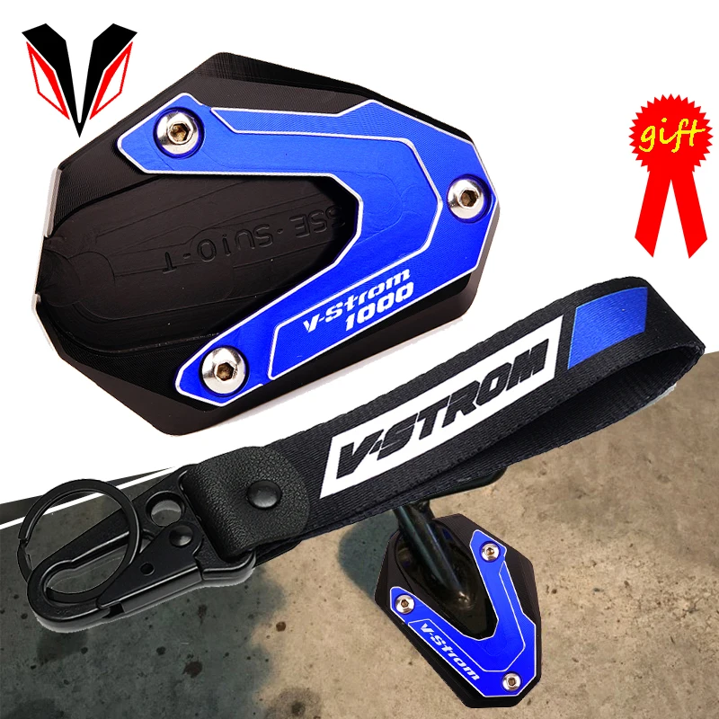 스즈키 오토바이 킥 스탠드 풋 사이드 스탠드 확장, VStrom 1000 XT DL1000 2014-2019 2017 V-Strom 1050xt 2020 2021 2022