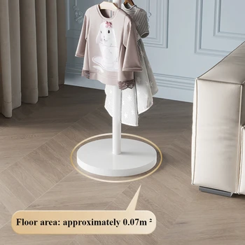 رف تخزين حقيبة الكتب بقضيب واحد ، رف معلق بجانب المكتب ، حامل أرضي ، رف ملابس للأطفال ، منظم معطف غرفة المعيشة - Image 6