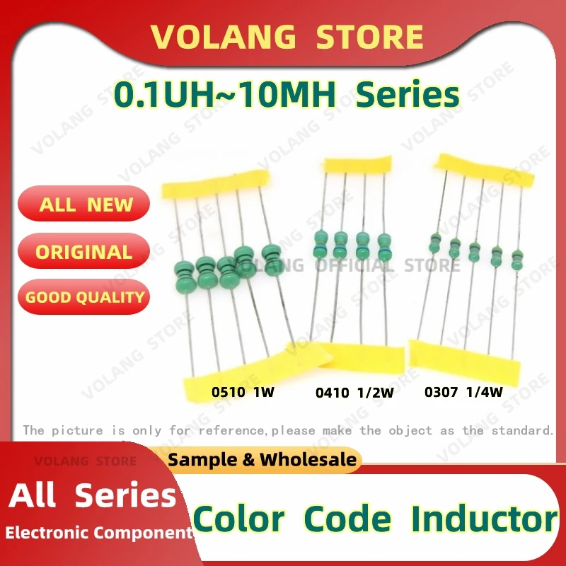 50PcsInductorColorCodeInductance0307041012W05101W470UH560UH
