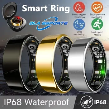 2025 New Smart Ring Heart Rate Blood Pressure Sleep Monitoring Motion Tracking IP68 Waterproof Men Women Smart Ring Holiday Gift 1