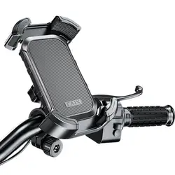 Ultimate Anti - Slip Universal Phone Holder for Motorcycles, Bicycles, and Scooters (Black)