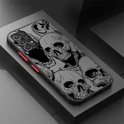 Spooky Skull Pattern Phone Case - Four Designs - Galaxy A25 5G (UUAVA01)