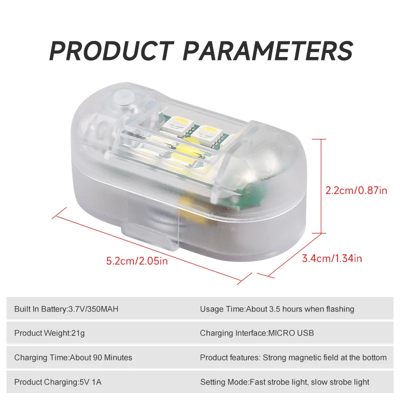 5 v1a LED-Blitz drahtlose Fernbedienung Warnleuchte Auto Antik