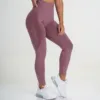Yoga Sports Pants Sexy Scrunch Leggings Push Up Tights Woman Back Gym Sport Fitness Running Seamless Elastic Legging Butt Lift 2