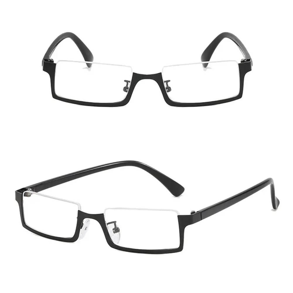 Portable Blue Ray Blocking Anti-Blue Light Glasses Ultralight Eye Protection Computer Goggles Metal Square Eyeglasses Men Women