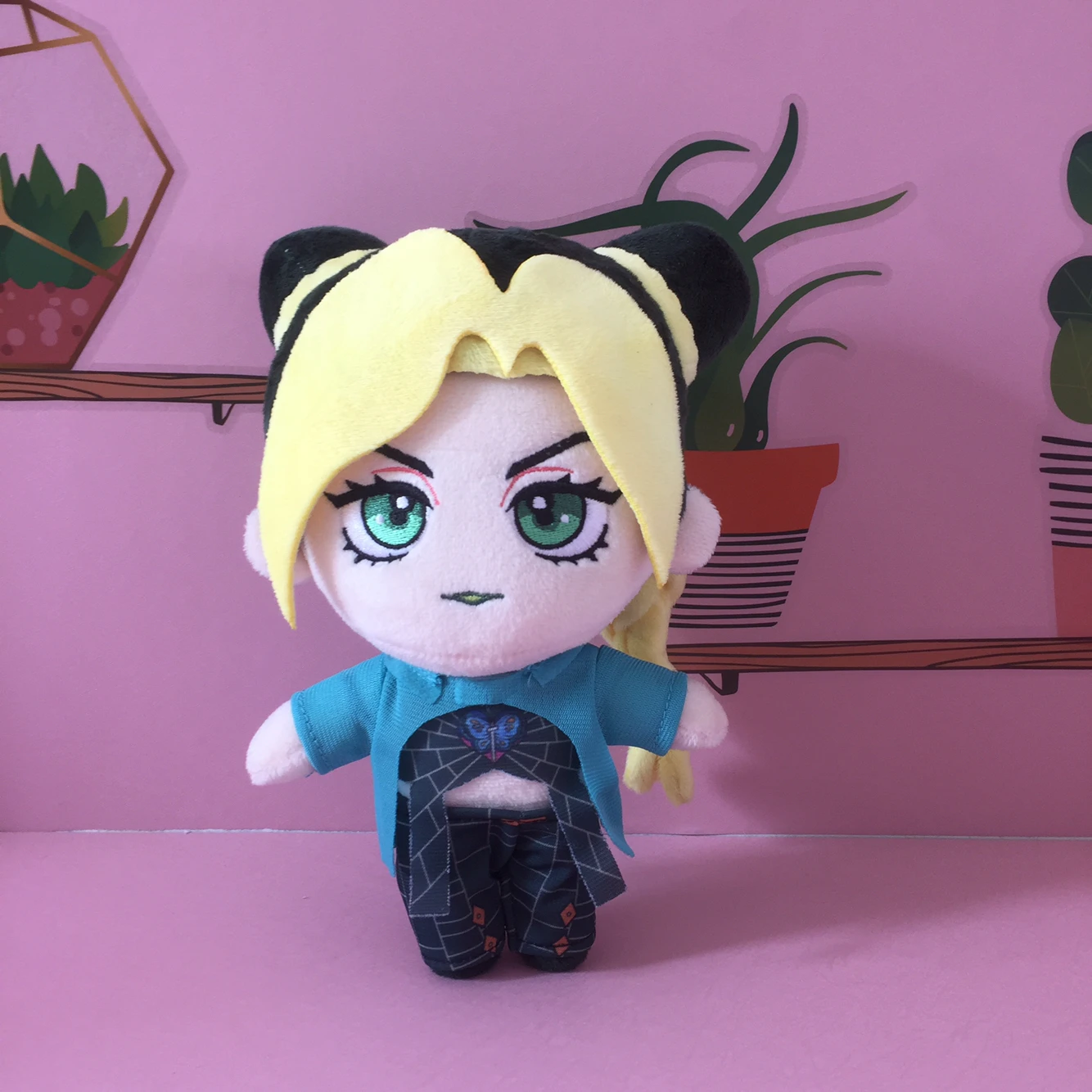 

Anime Jolyne Cujoh Plush Doll Toy 20cm JoJos Bizarre Adventure Stone Ocean Cute Soft Stuffed Pillow Kids Gift