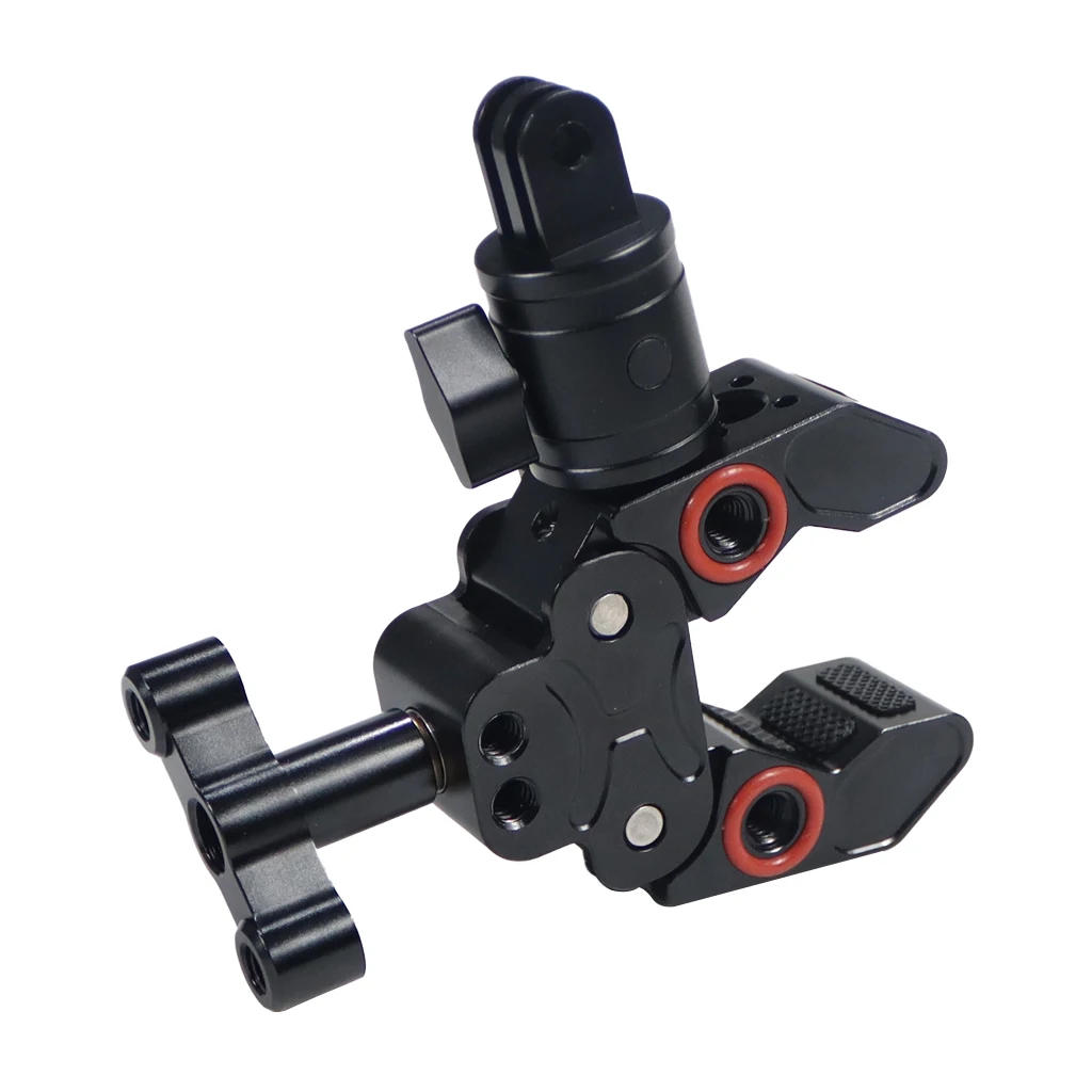 Super Clamp Krabben zange Clip 1/4 3/8 Arri Cold Schuh Magic Arm Licht Stativ Monitor Halterung für Gopro 13 für Insta360 x4 – Detail 33