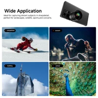 PICKOGEN 2X Converter with 200mm & 300mm Macro Lens for Phone Camera Telephoto Lens Compatible For Samsung  S24/S25/26 Ultra 2