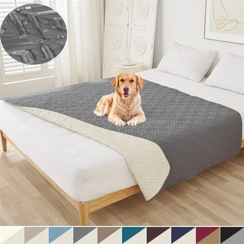 Wasserdichte Bettdecke Pads Non-Slip Bett König Größe Bettlaken Abdeckungen  Waschbar Kinder Pet Hund Katze Urin Pad Bett matratze Protector Mat -  AliExpress