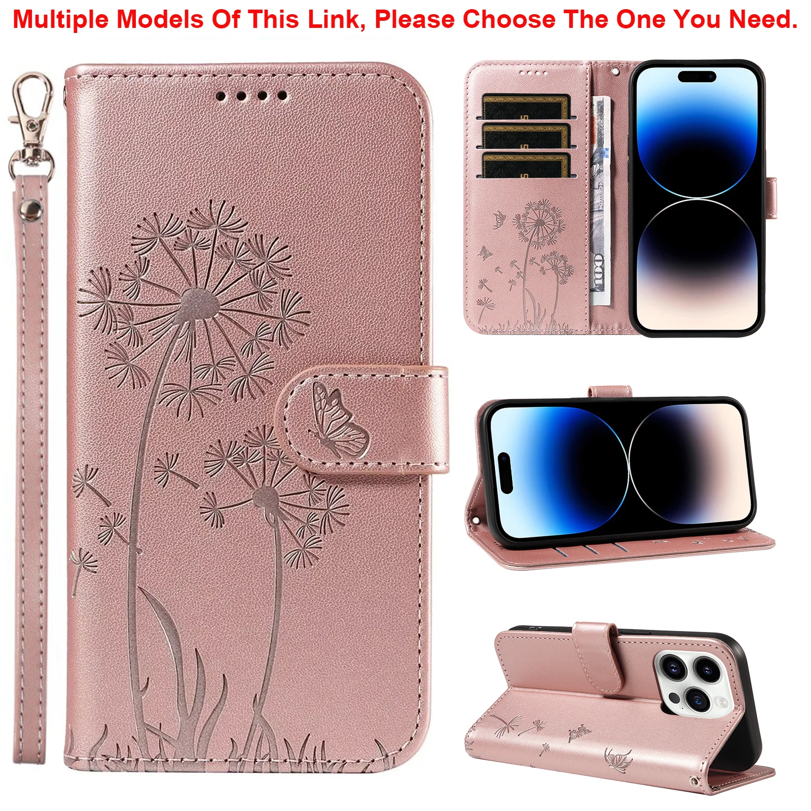 Luxurious Wallet Leather Phone Case