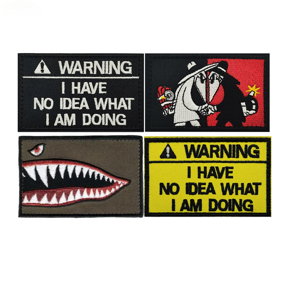 Tactical Morale Patches With Hook Loop Funny Military - Temu