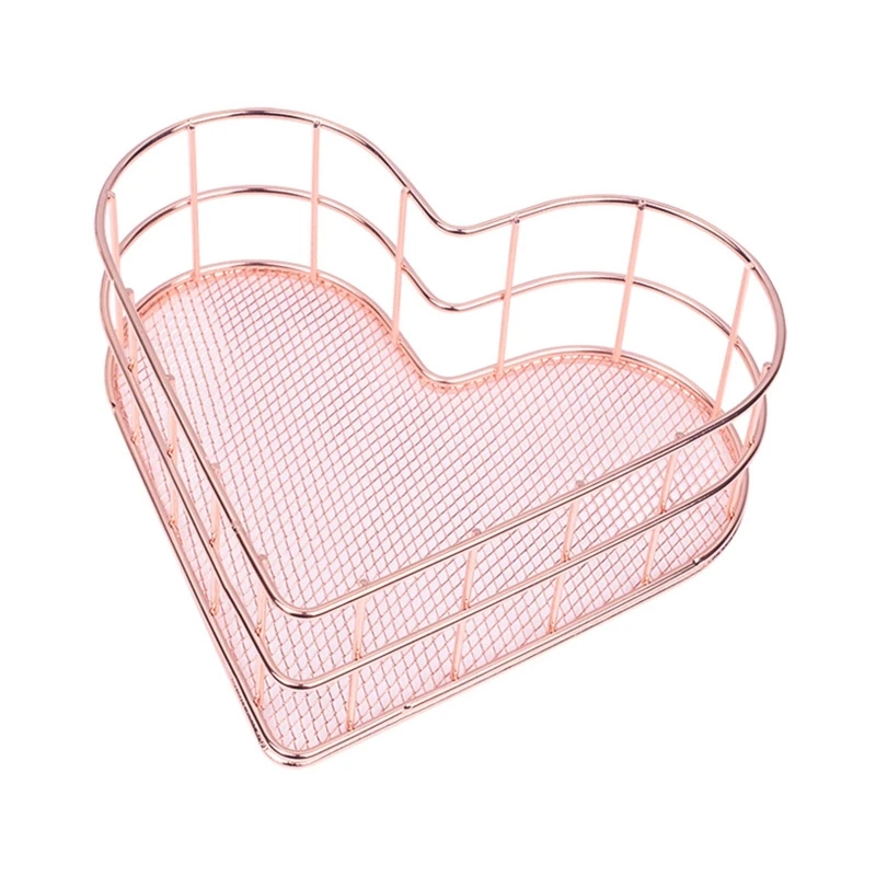 Stackable Metal Desk Jewelry Tray for Room Vanity Bathroom Countertop makeup brush storage box organizer holders for vanity mini brushes jewelry compartment pp pen office boxes