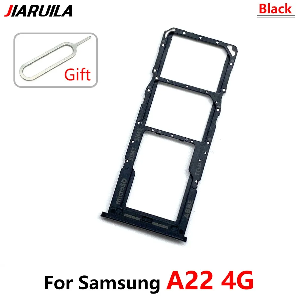 삼성 A22 4G A225F / A22 5G A226B 휴대폰 SIM 카드 트레이 칩 슬롯 서랍 홀더 어댑터 듀얼 카드 교체용 50개