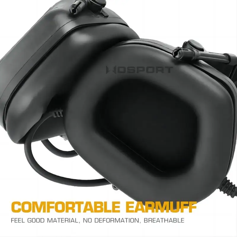 WST 5.0 Tactical Headset Helmet Wear Without Noise Reduction Version Solid Color 3