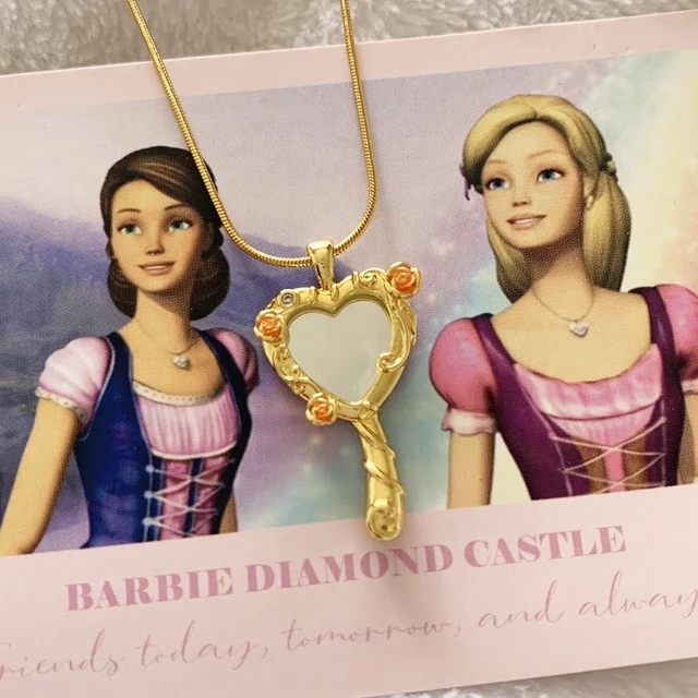 Barbie Diamond Castle Heart Necklace | Barbie Movie Heart Necklace -  Necklace Heart - Aliexpress