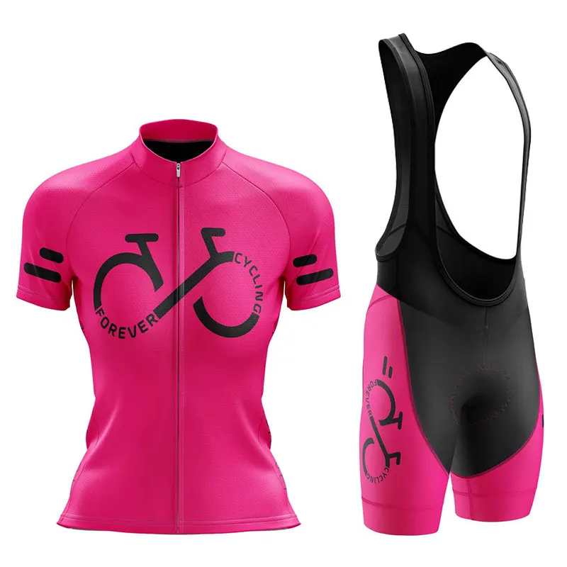 Forever-Cycling-Team-ropa-de-Ciclismo-para-Mujer-Conjunto-de-Jersey-de ...