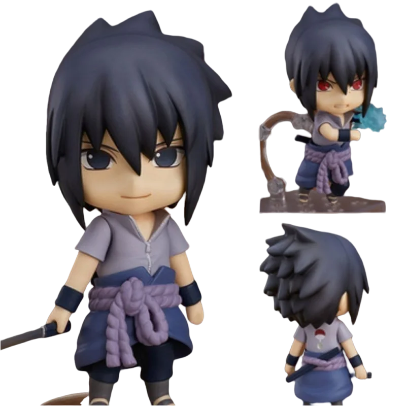

Naruto Shippuden anime Q version hand-made Uchiha Sasuke Susano toy doll collection model desktop decoration gift for friends
