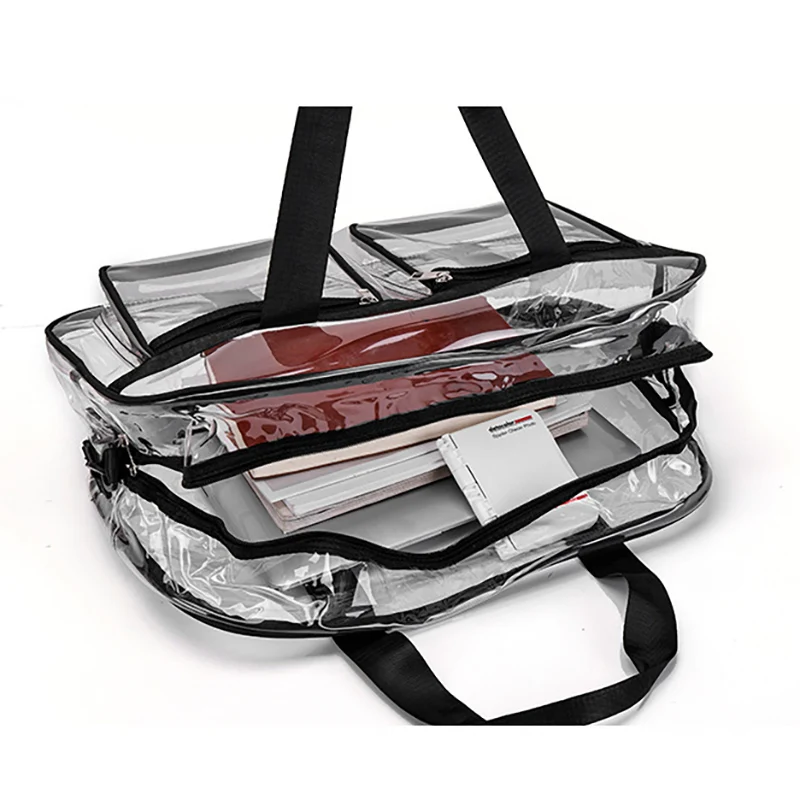 Waterproof PVC Transparent Sports Duffle Bag for Gym Yoga