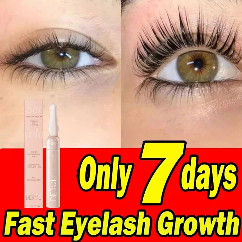 

Fast Eyelash Growth Serum 7 Days Natural Eyelash Enhancer Longer Fuller Thicker Curling Lash Treatment Eye Care Products Makeup
