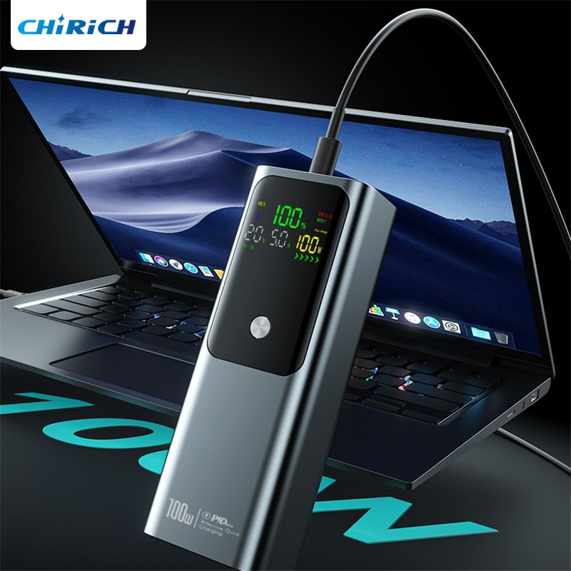 Portable 20000mAh 100W Power Bank For Laptop PD Fast Charging External Spare Battery Large Capacity Powerbank For iPhone Samsung