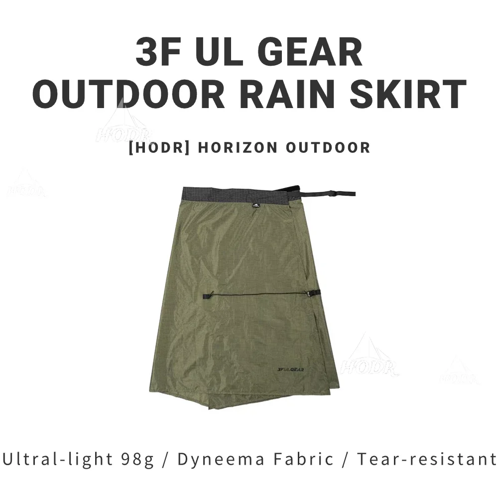 3F UL GEAR Outdoor Waterproof Rain Skirt outdoor rain skirt