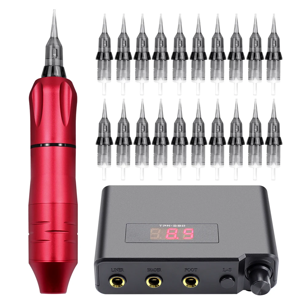 Professional Tattoo Machine Kit Complete Tattoo Pen Permanent Makeup