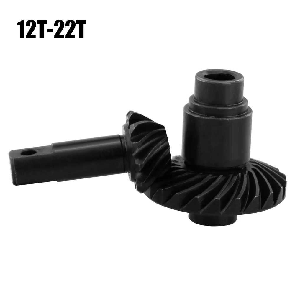 Bdxrc 22t/12t 22/13t 22/10t 24/10t 24t/12t Stahl legierung Overdrive Under drive Schräg verzahnung für 1/18 rc Crawler Axial Trx4m Upgrade – Detail 8