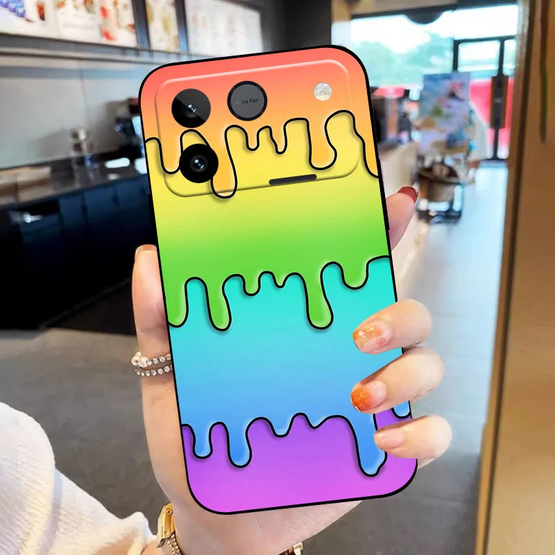 Chic Silicone Shockproof Phone Case - Stylish Soft TPU Bumper Cover