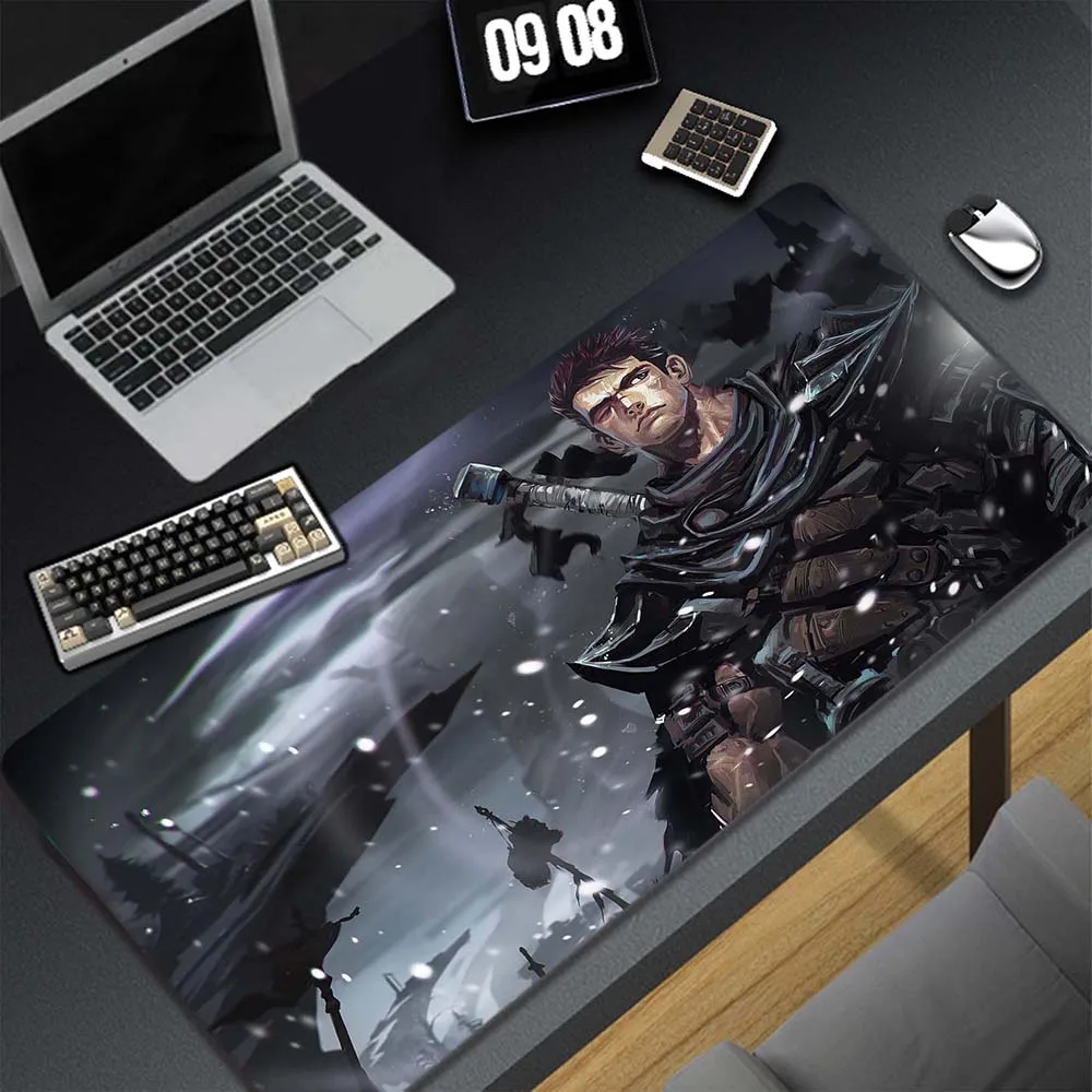 

Berserk Gaming Mousepad Pc Mousemat Mouse Pads 90x40cm Big Mouse Pad Keyboard Mat XXXL Non-slip Rubber Desk Mat Gamer Pads Large