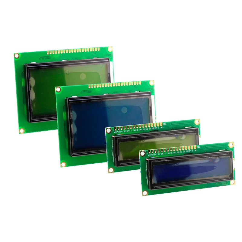 1pcs lcd display 1602a 2004a 12864b blue screen yellow green 5v lcd