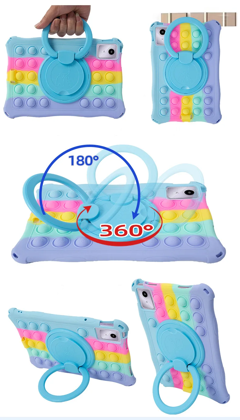 Children's 360° Rotating Stand Tablet Case