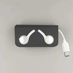 High - Quality Type C Wired Earphone with 3.5mm Earbuds for Premium Sound Experience (White Type - C)