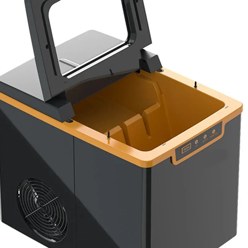 ICE2030 15kg -20kg/24H Portable Ice Maker English Panel Commercial Milk Tea Shop Ice Cube Make Small Automatic Making