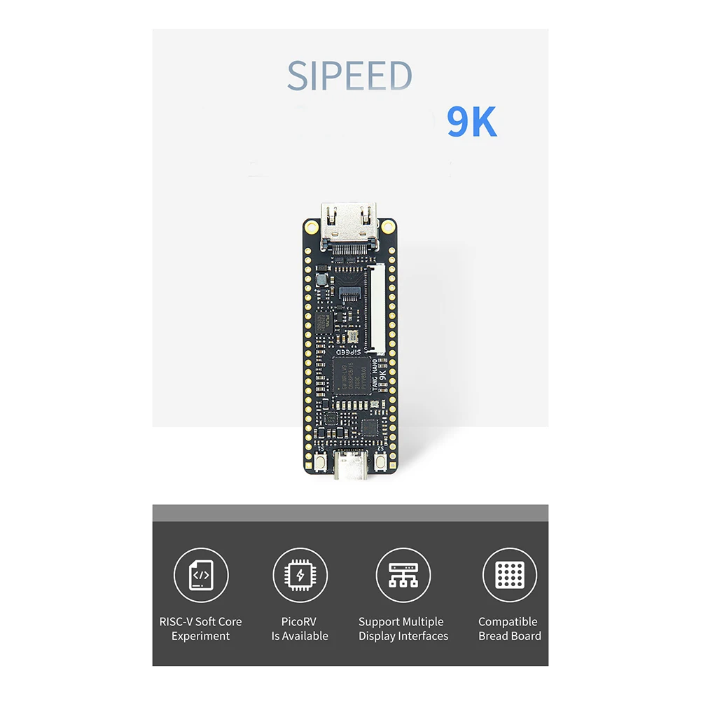 Sipeed Tang Nano FPGA  ,  GW1NR-9 RISC-V HD, CŸ ̺ , 9K