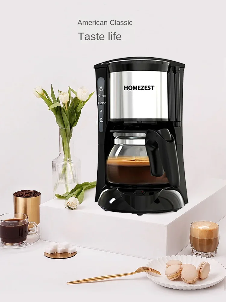 

220V HOMEZEST Electric Coffee Percolator Automatic Drip Coffee Maker for Home and Office Use